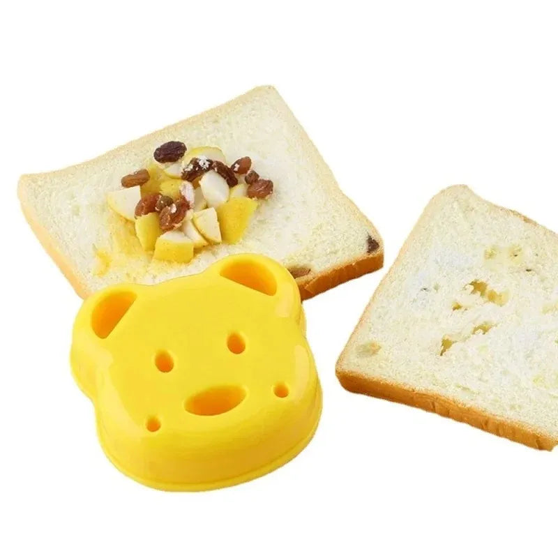 DIY children's cartoon sandwich mold