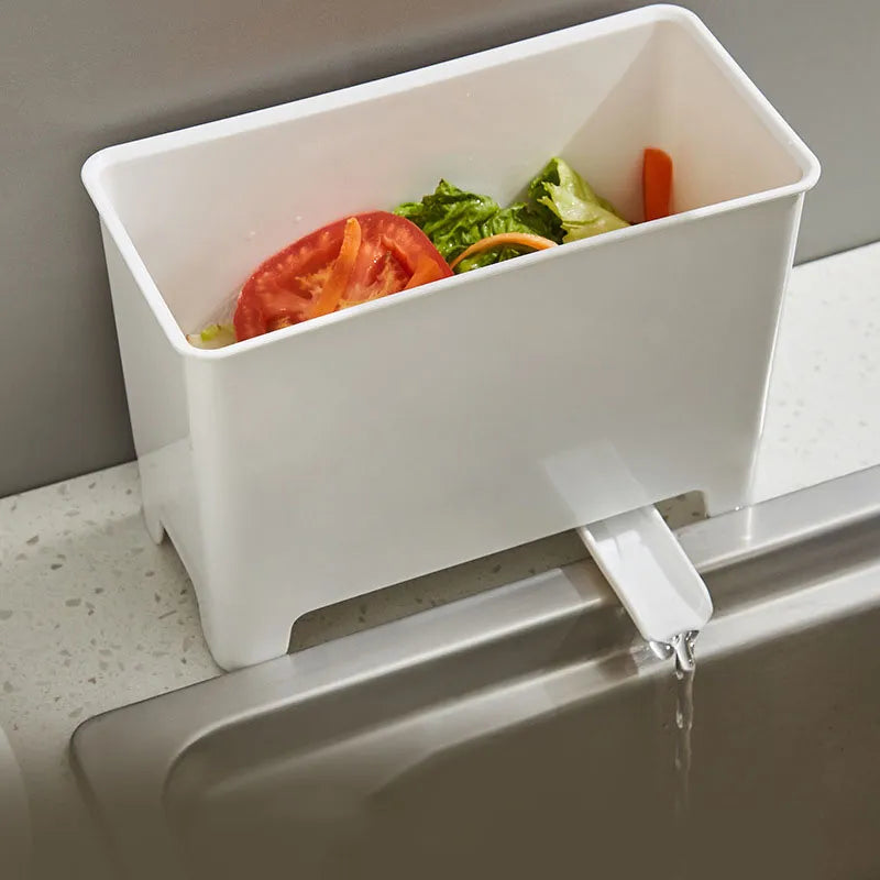 Kitchen Sink Drain Trash Can Food Meal Residue Filter Removable And Washable Drainage Desktop Kitchen Waste Trash Can